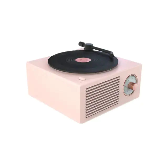 Mini Altavoz y Despertador Bluetooth VINILO RETRO