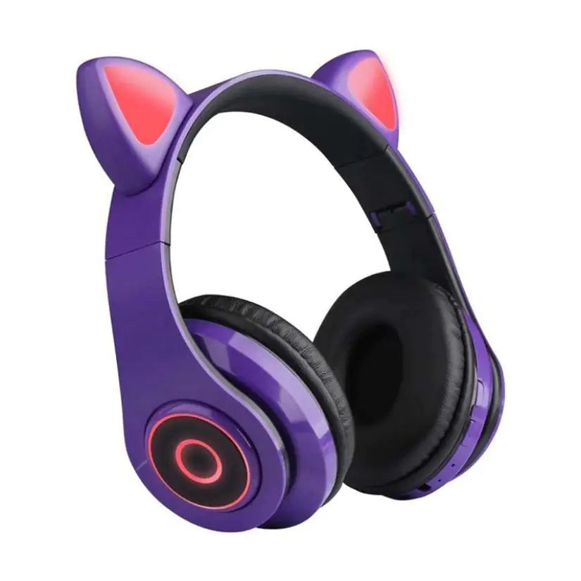 Auriculares con Orejas de Gato