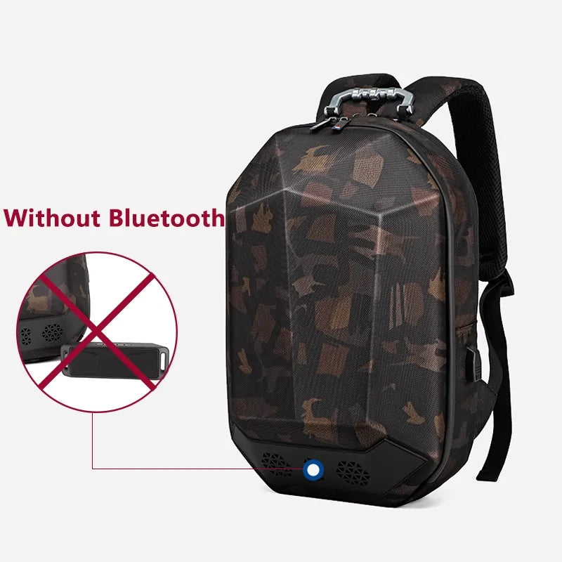 Mochila de Viaje Multifunción con USB y Bluetooth