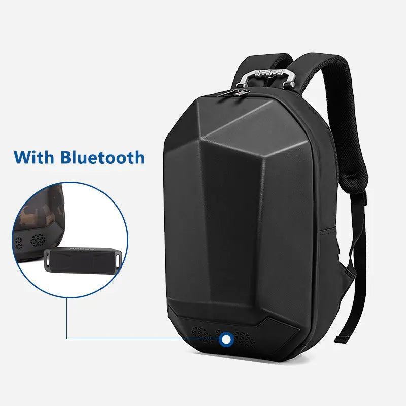 Mochila de Viaje Multifunción con USB y Bluetooth