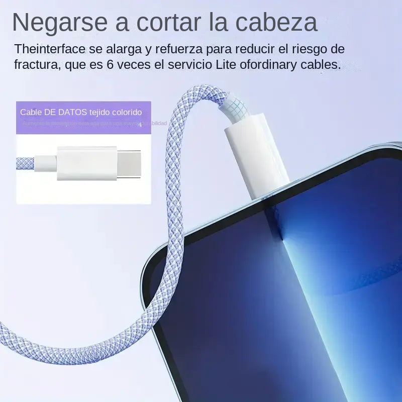 Cable ULTRARÁPIDO USB-C 60W