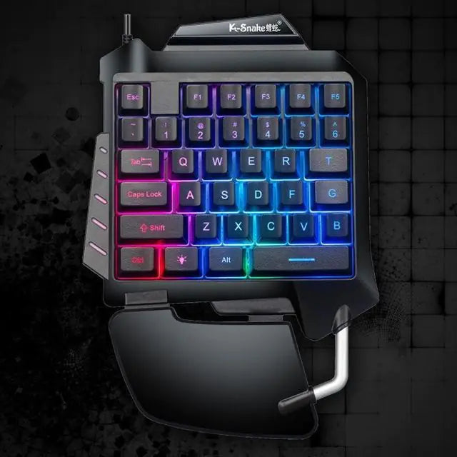 Teclado GAMING para 1 Mano