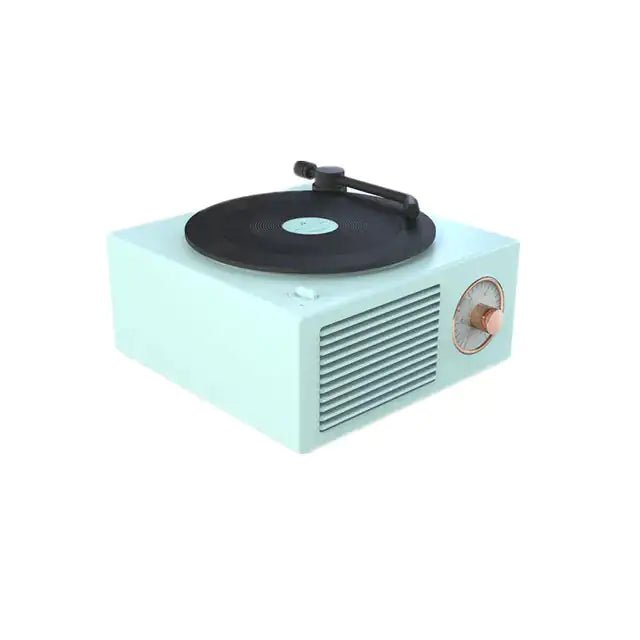 Mini Altavoz y Despertador Bluetooth VINILO RETRO