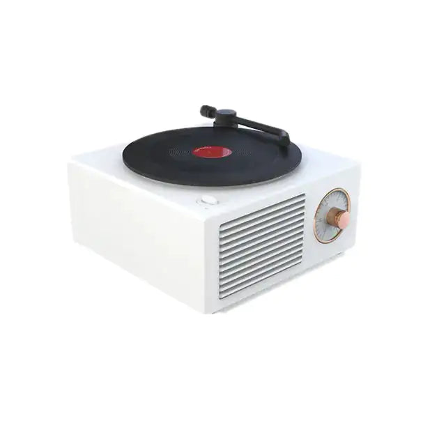 Mini Altavoz y Despertador Bluetooth VINILO RETRO