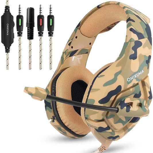 Auriculares Gaming de Camuflaje