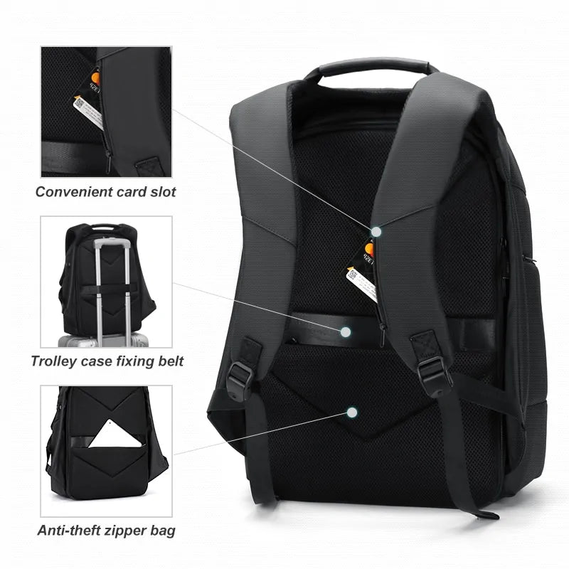 Mochila Impermeable con Carga USB