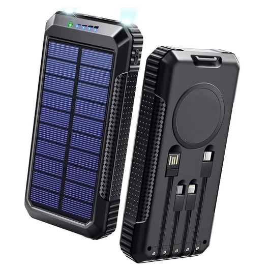 Batería Solar 33800mAh con CARGA RÁPIDA