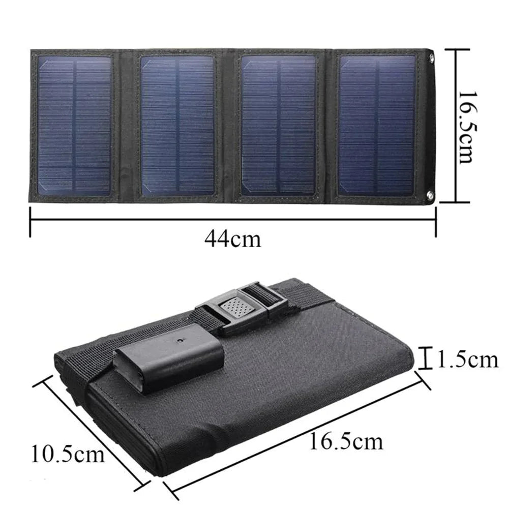 Panel Solar Plegable Resistente al Agua